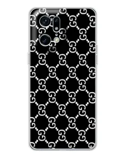 Чехол для OPPO Find X5 Pro с картинкой «Gucci — сетчатый паттерн» Чехол для OPPO Find X5 Pro с картинкой «Gucci — сетчатый паттерн»