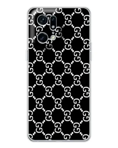 Чехол для OPPO Find X5 Pro с картинкой «Gucci — сетчатый паттерн» Чехол для OPPO Find X5 Pro с картинкой «Gucci — сетчатый паттерн»