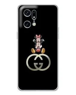 Чехол для OPPO Find X5 Pro с картинкой «Минни Маус на лого» Чехол для OPPO Find X5 Pro с картинкой «Минни Маус на лого»