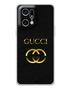Чехол для OPPO Find X5 Pro с картинкой «Золотой логотип Gucci» Чехол для OPPO Find X5 Pro с картинкой «Золотой логотип Gucci»