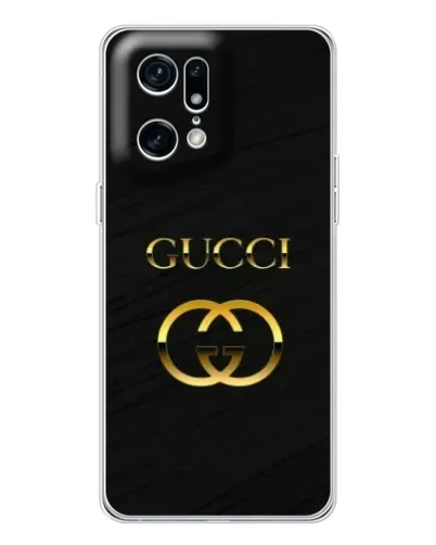 Чехол для OPPO Find X5 Pro с картинкой «Золотой логотип Gucci» Чехол для OPPO Find X5 Pro с картинкой «Золотой логотип Gucci»