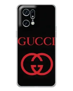 Чехол для OPPO Find X5 Pro с картинкой «Gucci — красный логотип» Чехол для OPPO Find X5 Pro с картинкой «Gucci — красный логотип»