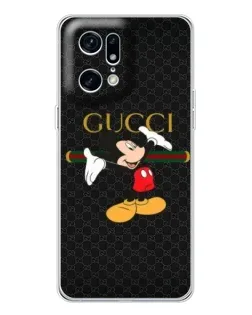 Чехол для OPPO Find X5 Pro с картинкой «Микки Маус Gucci» Чехол для OPPO Find X5 Pro с картинкой «Микки Маус Gucci»
