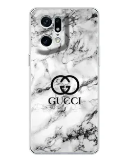 Чехол для OPPO Find X5 Pro с картинкой «Gucci — мраморный шик» Чехол для OPPO Find X5 Pro с картинкой «Gucci — мраморный шик»
