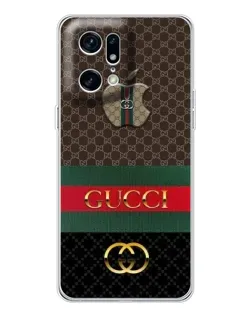 Чехол для OPPO Find X5 Pro с картинкой «Gucci — брендированный десерт» Чехол для OPPO Find X5 Pro с картинкой «Gucci — брендированный десерт»
