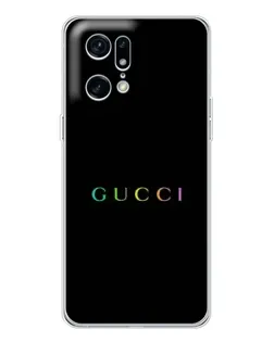 Чехол для OPPO Find X5 Pro с картинкой «Gucci — неоновый минимализм» Чехол для OPPO Find X5 Pro с картинкой «Gucci — неоновый минимализм»