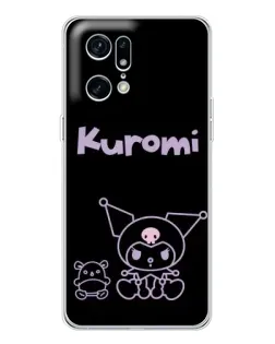 Чохол для OPPO Find X5 Pro з картинкою «Kuromi — чорний мінімалізм» Чохол для OPPO Find X5 Pro з картинкою «Kuromi — чорний мінімалізм»