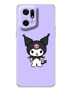 Чехол для OPPO Find X5 Pro с картинкой «Kuromi — нежный фиолетовый» Чехол для OPPO Find X5 Pro с картинкой «Kuromi — нежный фиолетовый»