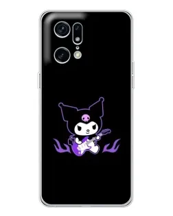 Чехол для OPPO Find X5 Pro с картинкой «Электрическая Kuromi» Чехол для OPPO Find X5 Pro с картинкой «Электрическая Kuromi»