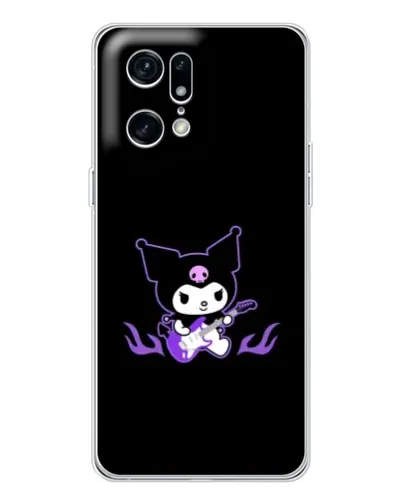 Чехол для OPPO Find X5 Pro с картинкой «Электрическая Kuromi»