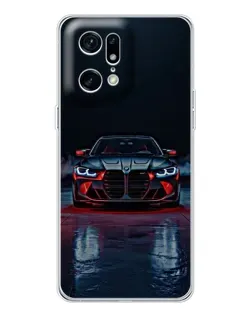 Чохол для OPPO Find X5 Pro з картинкою «BMW на мокрій дорозі»