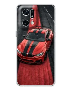 Чохол для OPPO Find X5 Pro з картинкою «BMW на червоній доріжці»
