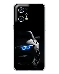 Чохол для OPPO Find X5 Pro з картинкою «BMW — нічний погляд»