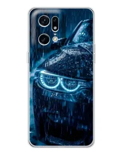 Чохол для OPPO Find X5 Pro з картинкою «BMW під дощем»
