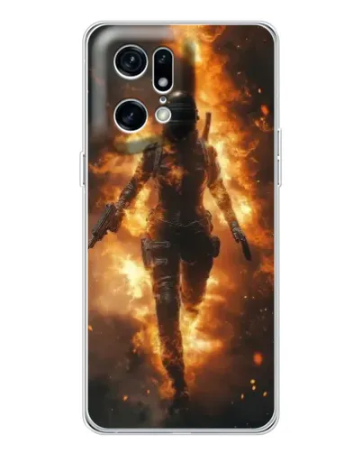Чехол для OPPO Find X5 Pro с картинкой «BMW — скорость в дожде»