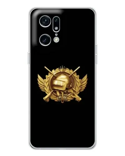 Чехол для OPPO Find X5 Pro с картинкой «PUBG — оранжевый градиент»