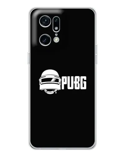 Чехол для OPPO Find X5 Pro с картинкой «PUBG — классический лого»