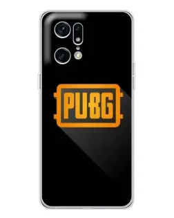 Чехол для OPPO Find X5 Pro с картинкой «PUBG — рамка лого»