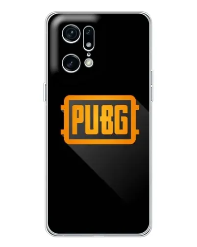Чехол для OPPO Find X5 Pro с картинкой «PUBG — рамка лого»