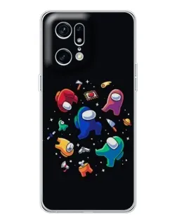 Чехол для OPPO Find X5 Pro с картинкой «Among Us космос»