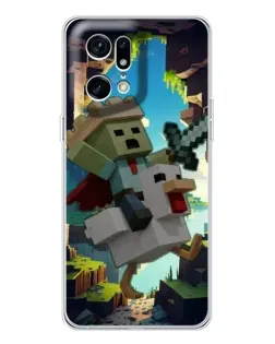 Чохол для OPPO Find X5 Pro з картинкою «Стів та гусь»