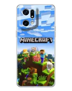 Чехол для OPPO Find X5 Pro с картинкой «Minecraft классический мир» Чехол для OPPO Find X5 Pro с картинкой «Minecraft классический мир»