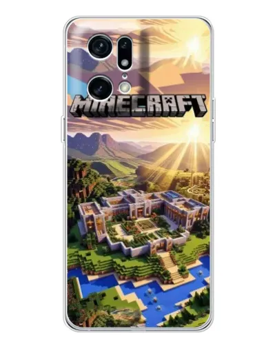 Чехол для OPPO Find X5 Pro с картинкой «Minecraft панорама» Чехол для OPPO Find X5 Pro с картинкой «Minecraft панорама»