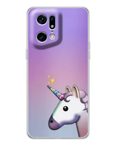 Чехол для OPPO Find X5 Pro с картинкой «Единорог градиент» Чехол для OPPO Find X5 Pro с картинкой «Единорог градиент»