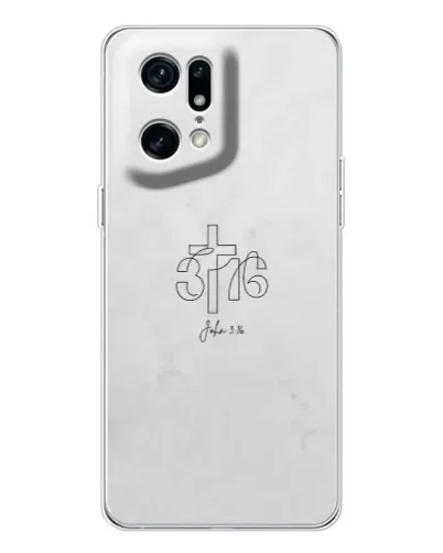 Чехол для OPPO Find X5 Pro с картинкой «Иоанна 3:16 Крест» Чехол для OPPO Find X5 Pro с картинкой «Иоанна 3:16 Крест»
