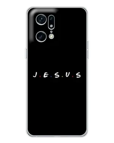 Чехол для OPPO Find X5 Pro с картинкой «Точки веры J.E.S.U.S.» Чехол для OPPO Find X5 Pro с картинкой «Точки веры J.E.S.U.S.»