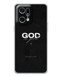 Чехол для OPPO Find X5 Pro с картинкой «GOD — Бог над всем»