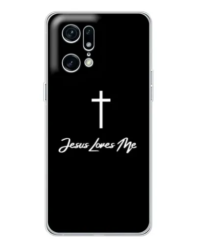 Чехол для OPPO Find X5 Pro с картинкой «Иисус любит тебя» Чехол для OPPO Find X5 Pro с картинкой «Иисус любит тебя»