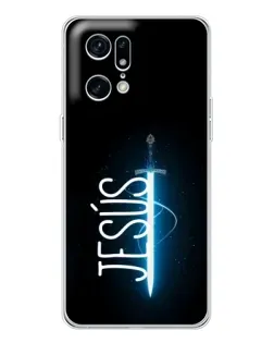 Чехол для OPPO Find X5 Pro с картинкой «Меч Духа Jesus»