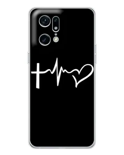 Чохол для OPPO Find X5 Pro з картинкою «Пульс віри» Чохол для OPPO Find X5 Pro з картинкою «Пульс віри»