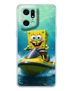 Чохол для OPPO Find X5 Pro з картинкою «Спанч Боб на гідроциклі» Чохол для OPPO Find X5 Pro з картинкою «Спанч Боб на гідроциклі»