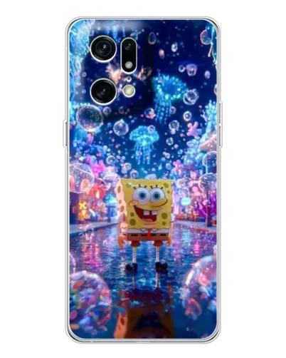 Чехол для OPPO Find X5 Pro с картинкой «Неоновый океан»