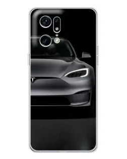 Чохол для OPPO Find X5 Pro з картинкою «Tesla Model S Look»