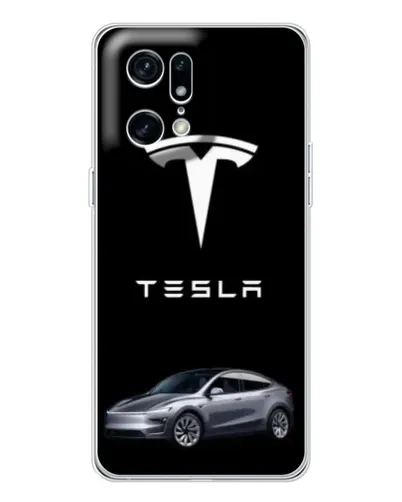 Чехол для OPPO Find X5 Pro с картинкой «Tesla Model Y» Чехол для OPPO Find X5 Pro с картинкой «Tesla Model Y»