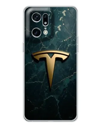 Чехол для OPPO Find X5 Pro с картинкой «Мраморная Tesla Gold» Чехол для OPPO Find X5 Pro с картинкой «Мраморная Tesla Gold»