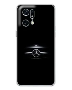 Чохол для OPPO Find X5 Pro з картинкою «Mercedes — абстрактні лінії»