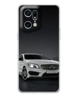 Чохол для OPPO Find X5 Pro з картинкою «Mercedes AMG GT Silver»