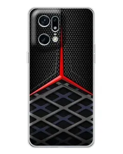 Чехол для OPPO Find X5 Pro с картинкой «Mercedes Carbon Grid»