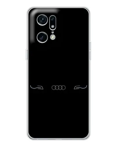 Чехол для OPPO Find X5 Pro с картинкой «Audi — световой подпись»