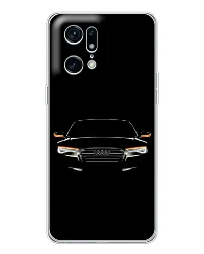 Чехол для OPPO Find X5 Pro с картинкой «Audi — ночной контур»
