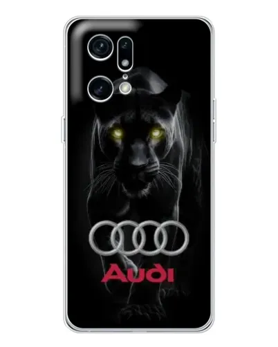 Чехол для OPPO Find X5 Pro с картинкой «Пантера и Audi»