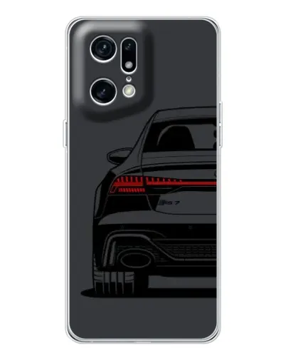 Чехол для OPPO Find X5 Pro с картинкой «Задняя часть Audi — арт»
