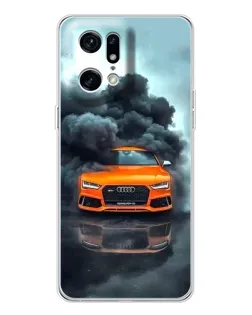 Чохол для OPPO Find X5 Pro з картинкою «Audi у хмарах диму» Чохол для OPPO Find X5 Pro з картинкою «Audi у хмарах диму»