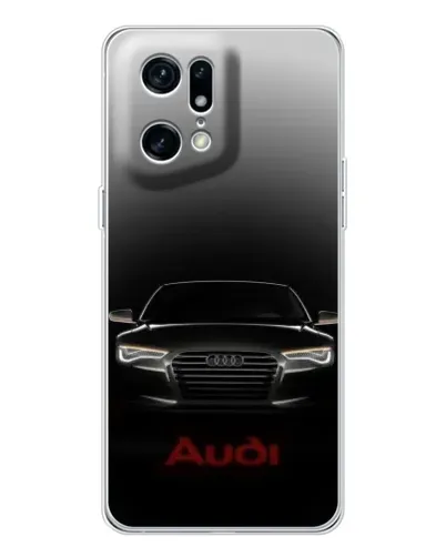 Чехол для OPPO Find X5 Pro с картинкой «Audi — градиентный контур»