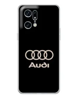 Чохол для OPPO Find X5 Pro з картинкою «Audi — золотий логотип» Чохол для OPPO Find X5 Pro з картинкою «Audi — золотий логотип»