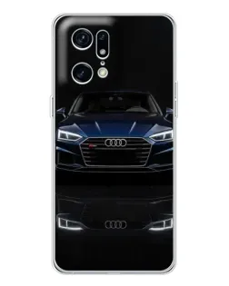 Чохол для OPPO Find X5 Pro з картинкою «Audi — нічне відображення» Чохол для OPPO Find X5 Pro з картинкою «Audi — нічне відображення»